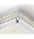 Flush Ceiling 18W 1800lm LED 4000K Stainless Steel, Crystal - 6