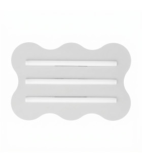 Klover Flush Ceiling Light White 1x S14d-1