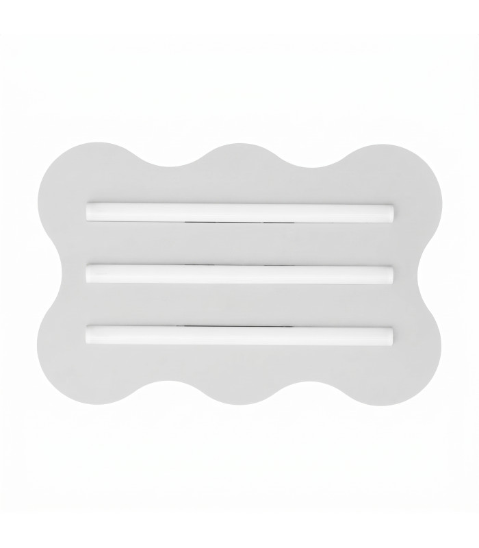 Klover Flush Ceiling Light White 1x S14d-1