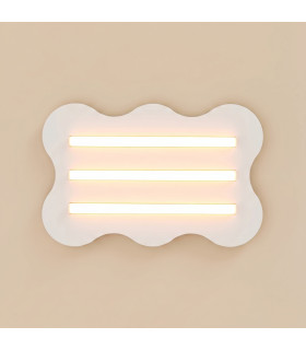 Klover Flush Ceiling Light White 1x S14d-2