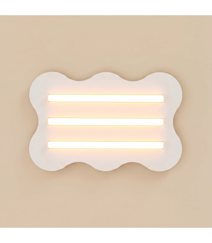 Klover Flush Ceiling Light White 1x S14d-2