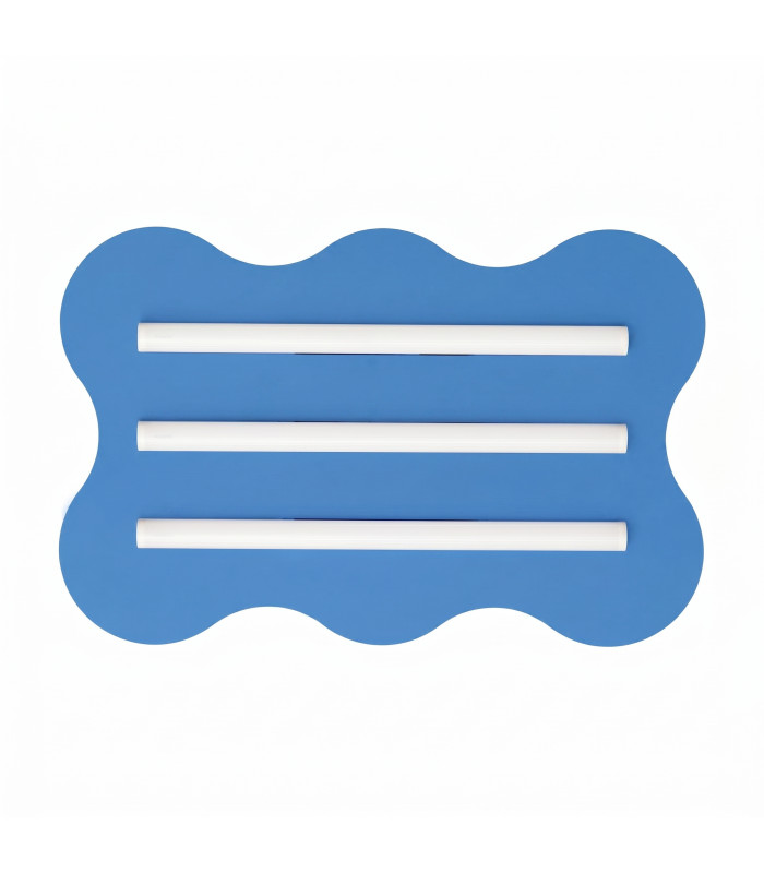 Klover Flush Ceiling Light Blue 1x S14d-1