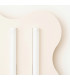 Klover Flush Ceiling Light Beige 1x S14d-6