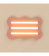 Klover Flush Ceiling Light Peach 1x S14d-2
