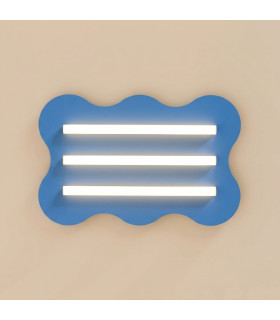 Klover Flush Ceiling Light Blue 1x S14d-2