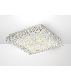Flush Ceiling 21W 2100lm LED 4000K Stainless Steel, Crystal - 2
