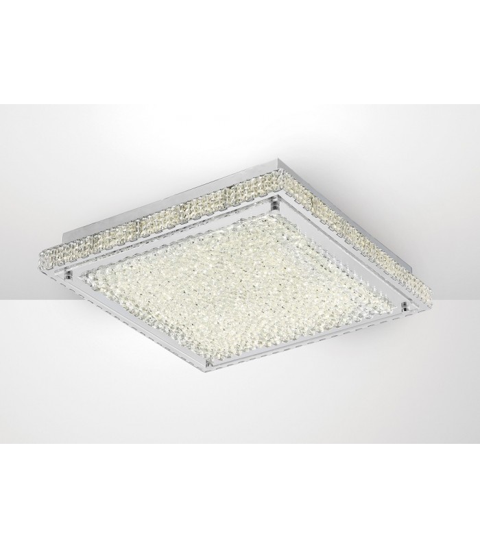 Flush Ceiling 21W 2100lm LED 4000K Stainless Steel, Crystal - 2