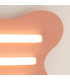 Klover Flush Ceiling Light Peach 1x S14d-5