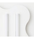 Klover Flush Ceiling Light White 1x S14d-6