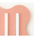 Klover Flush Ceiling Light Peach 1x S14d-6