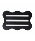 Klover Flush Ceiling Light Black 1x S14d-1