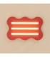 Klover Flush Ceiling Light Red 1x S14d-2