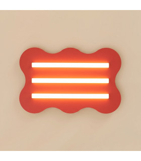 Klover Flush Ceiling Light Red 1x S14d-2