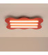 Klover Flush Ceiling Light Red 1x S14d-3
