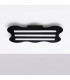 Klover Flush Ceiling Light Black 1x S14d-4