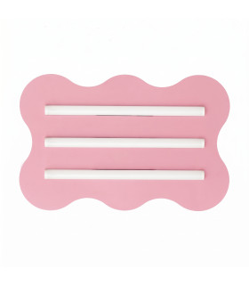 Klover Flush Ceiling Light Pink 1x S14d-1