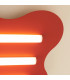 Klover Flush Ceiling Light Red 1x S14d-5