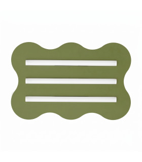 Klover Flush Ceiling Light Olive Green 1x S14d-1