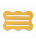 Klover Flush Ceiling Light Yellow 1x S14d-1