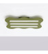 Klover Flush Ceiling Light Olive Green 1x S14d-4