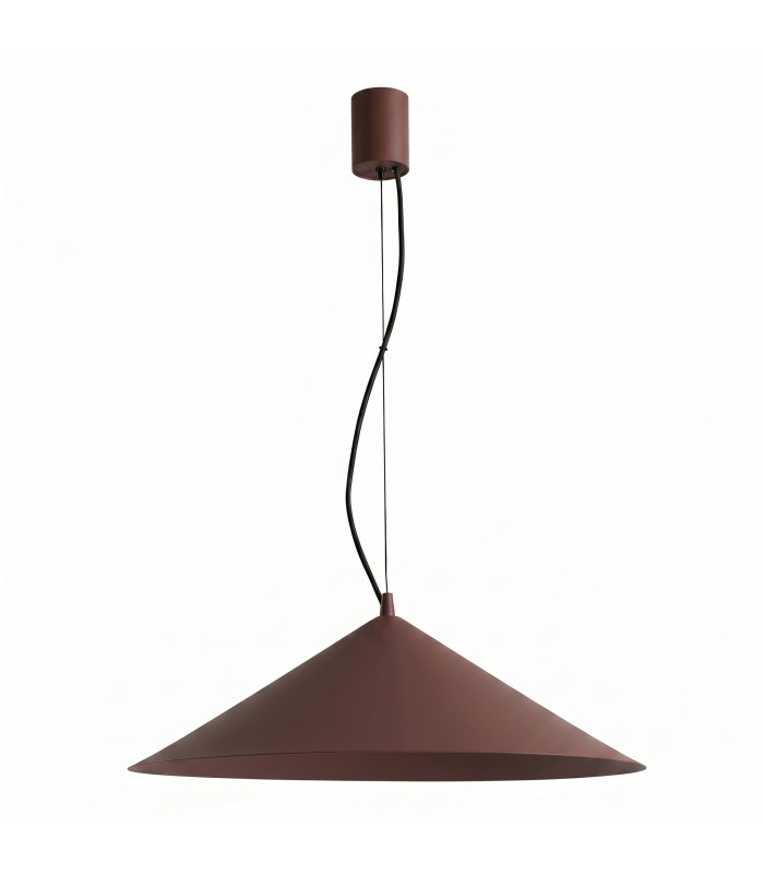 Fint LED Dome Pendant Ceiling Light Brown 3000K-1