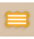 Klover Flush Ceiling Light Yellow 1x S14d-2