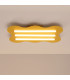 Klover Flush Ceiling Light Yellow 1x S14d-3