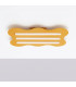 Klover Flush Ceiling Light Yellow 1x S14d-4