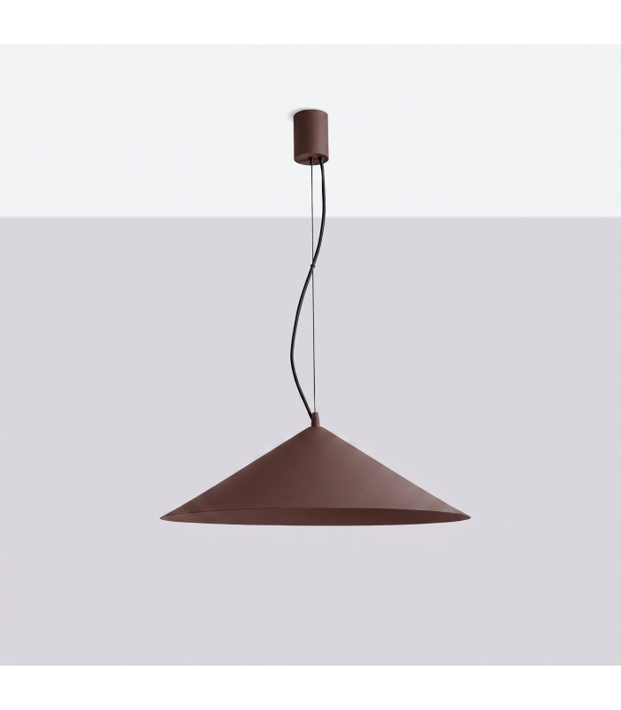 Fint LED Dome Pendant Ceiling Light Brown 3000K-4