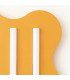 Klover Flush Ceiling Light Yellow 1x S14d-6