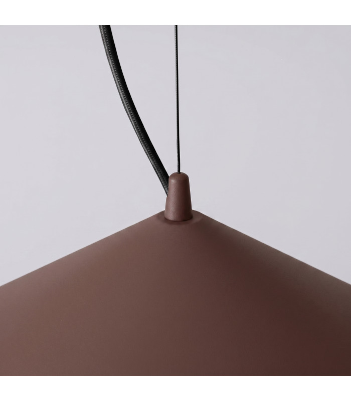 Fint LED Dome Pendant Ceiling Light Brown 3000K-6
