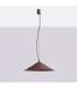 Fint LED Dome Pendant Ceiling Light Brown 3000K-8