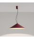 Fint LED Dome Pendant Ceiling Light Burgundy 3000K-3
