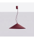 Fint LED Dome Pendant Ceiling Light Burgundy 3000K-4