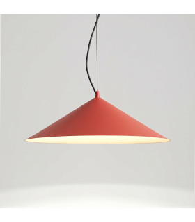Fint LED Dome Pendant Ceiling Light Red 3000K-2