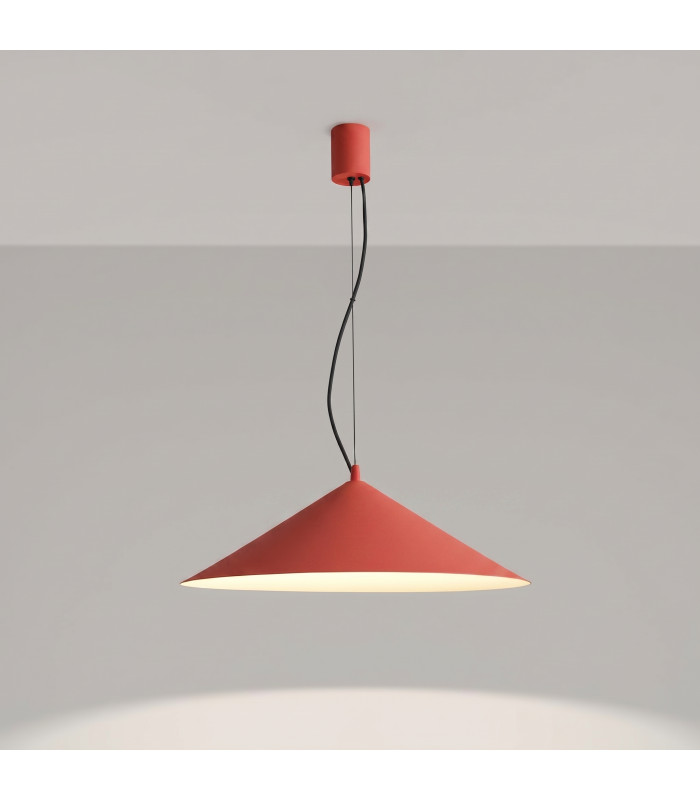 Fint LED Dome Pendant Ceiling Light Red 3000K-3