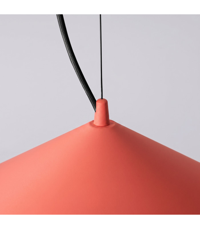 Fint LED Dome Pendant Ceiling Light Red 3000K-6