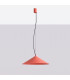 Fint LED Dome Pendant Ceiling Light Red 3000K-8