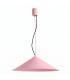Fint LED Dome Pendant Ceiling Light Pink 3000K-1