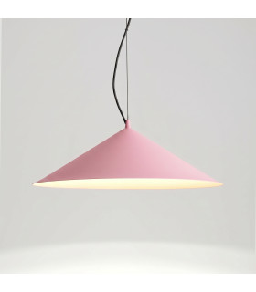 Fint LED Dome Pendant Ceiling Light Pink 3000K-2