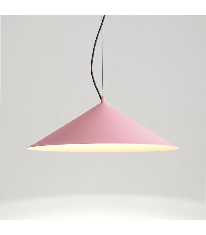 Fint LED Dome Pendant Ceiling Light Pink 3000K-2