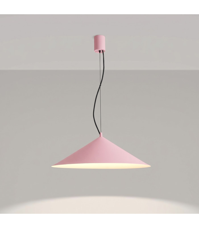 Fint LED Dome Pendant Ceiling Light Pink 3000K-3