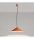 Fint LED Dome Pendant Ceiling Light Red Ochre 3000K-9
