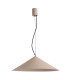 Fint LED Dome Pendant Ceiling Light Taupe 3000K-1