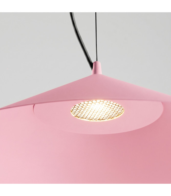 Fint LED Dome Pendant Ceiling Light Pink 3000K-5