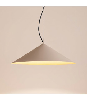 Fint LED Dome Pendant Ceiling Light Taupe 3000K-2
