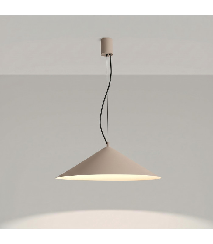 Fint LED Dome Pendant Ceiling Light Taupe 3000K-3