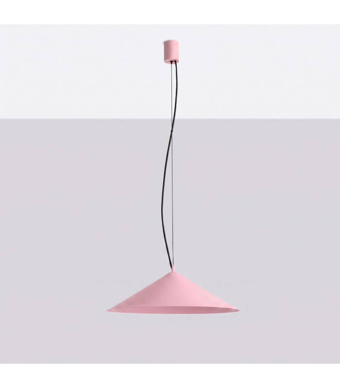 Fint LED Dome Pendant Ceiling Light Pink 3000K-8