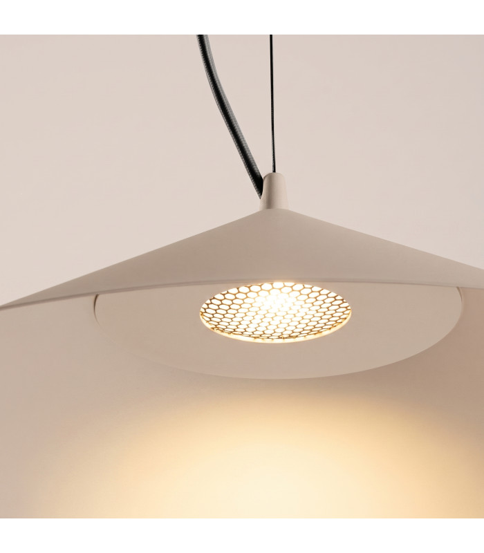 Fint LED Dome Pendant Ceiling Light Taupe 3000K-5