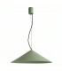 Fint LED Dome Pendant Ceiling Light Olive Green 3000K-1